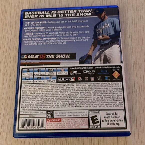 PlayStation 4 MLB the Show 15 unsealed but never played - Picture 3 of 3